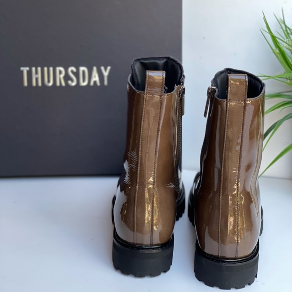 THURSDAY BOOT COMPANY🍂Olive soft Combat Boot 7.5 - Picture 8 of 14